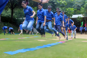 中设智能在黄埔长洲岛拓展基地开展了为期一天的户...